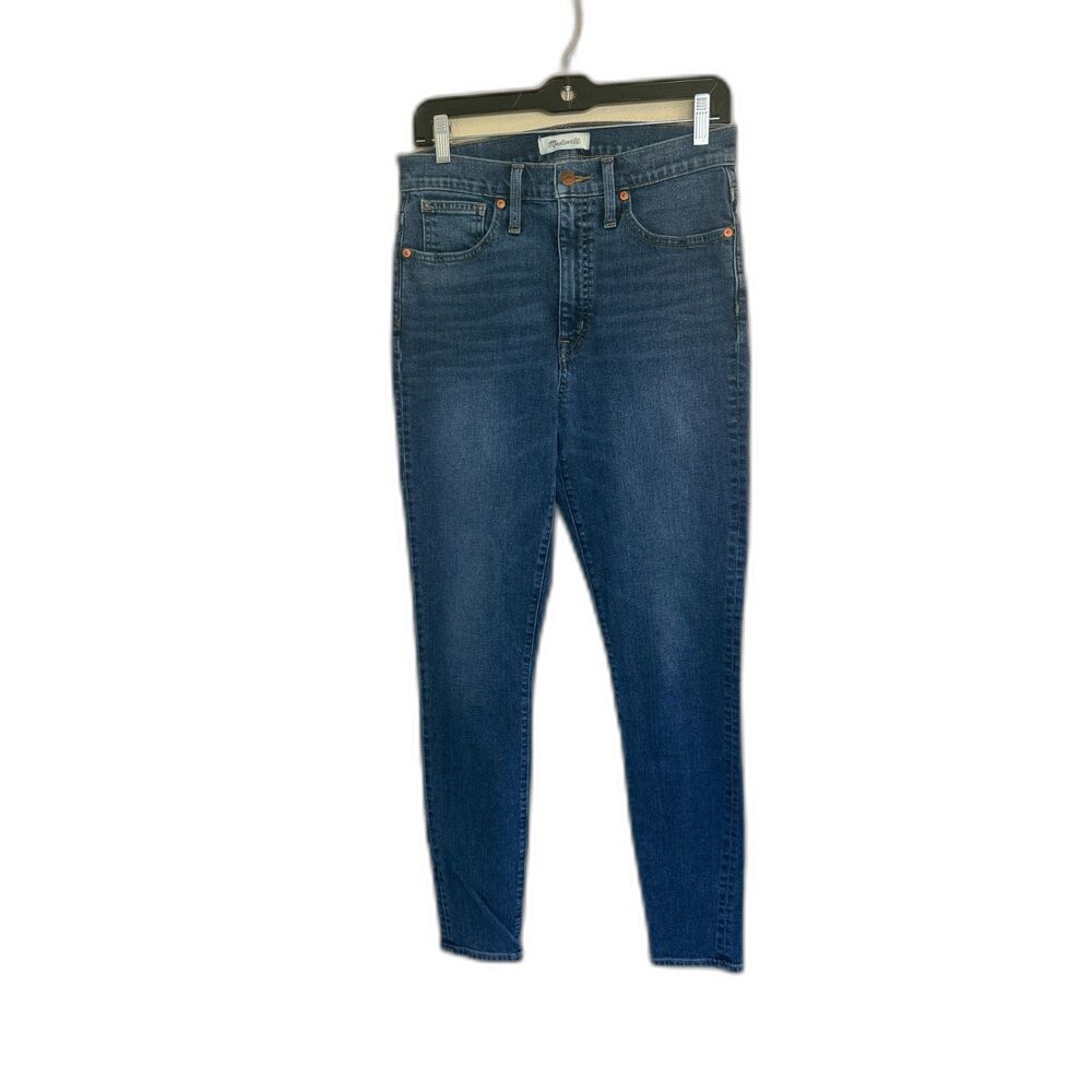 Madewell 11" High-Rise Skinny Jeans in Blue Size 28T Tall